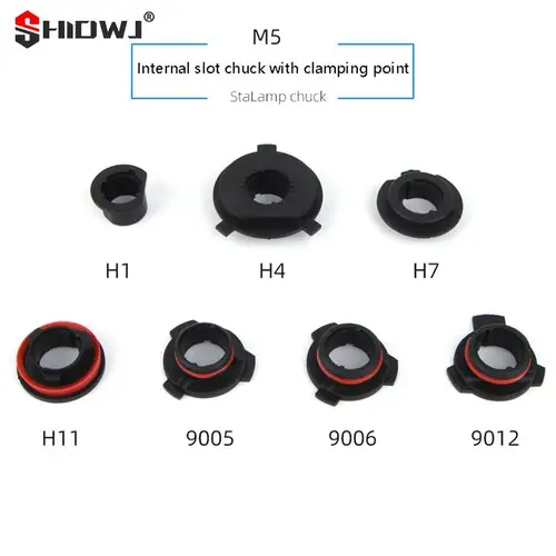 자동차 LED 헤드라이트 전구 베이스 어댑터 소켓 홀더, HB4, HB3, H11, H7, H4, H3, H1 헤드 램프 리테이너 클립, 1 개 2