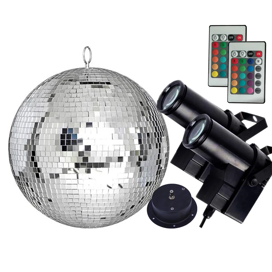 

15/20/30CM Mirror Disco Ball Cool and Fun Silver Hanging Disco Ball Complete Party Kit For Nightclub Dj Stage Wedding Xmas Decor