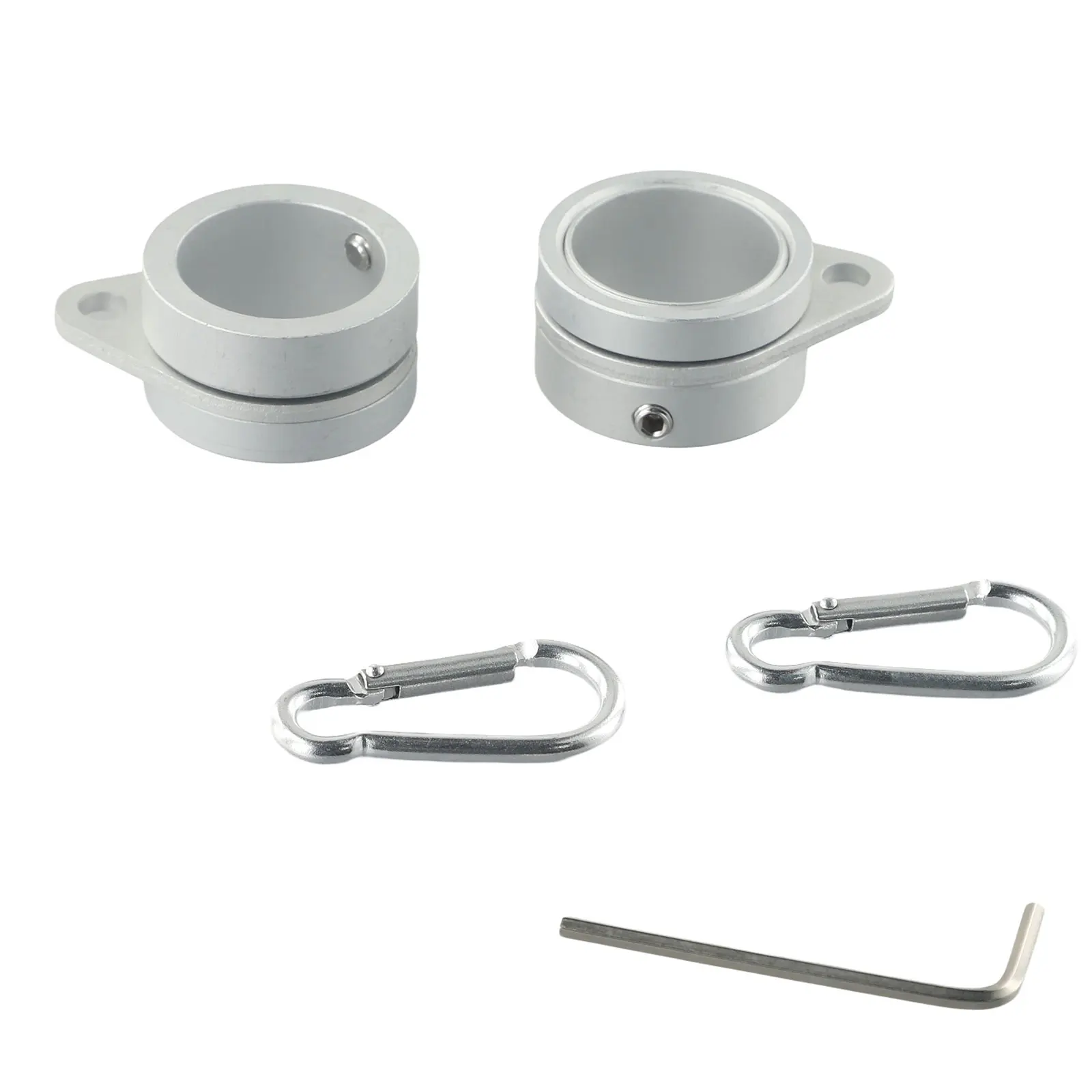 

Детали, кольцо для флага, вращающееся на 360 °, алюминиевый сплав, поворотное кольцо, серебряное, изысканное, высокое качество, практичное