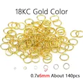 Gold 6mm 140pcs