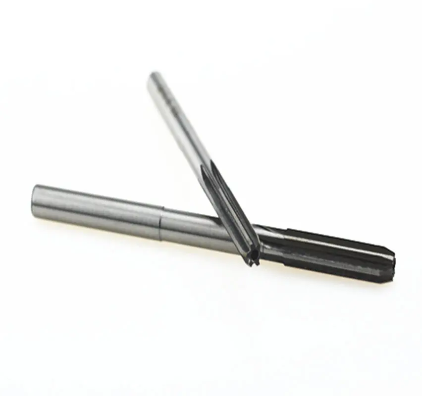 Jrealmer Optional 4.5-7.4mm H8 Chucking Cobalt M35 Reamers H8 Machine Reamer High Speed Steel Rotating Tools Straight Shank 3