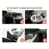 3-in-1 Breakfast Maker Home Mini Electric Oven Bread Maker,600ml Drip Coffee Machine,Non Stick Pan Fry Pan,Can Fry Grill Steak 5