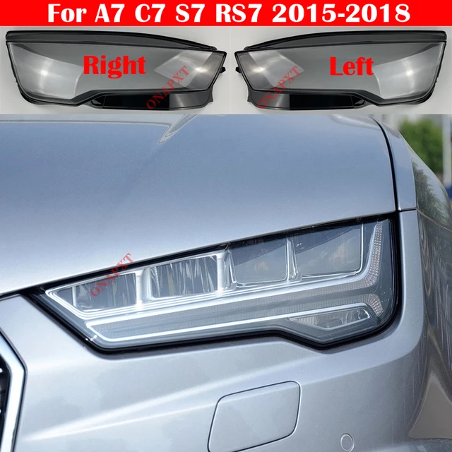 Couvercle de lentille de phare avant de voiture, étui de voiture, abat-jour  en verre pour Audi A6 C7 2012 – 2015 - AliExpress