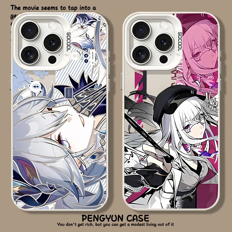 Honkai Star Rail Evanescia Sparkle Cartoon Phone Case - Durable Hard IMD Casing