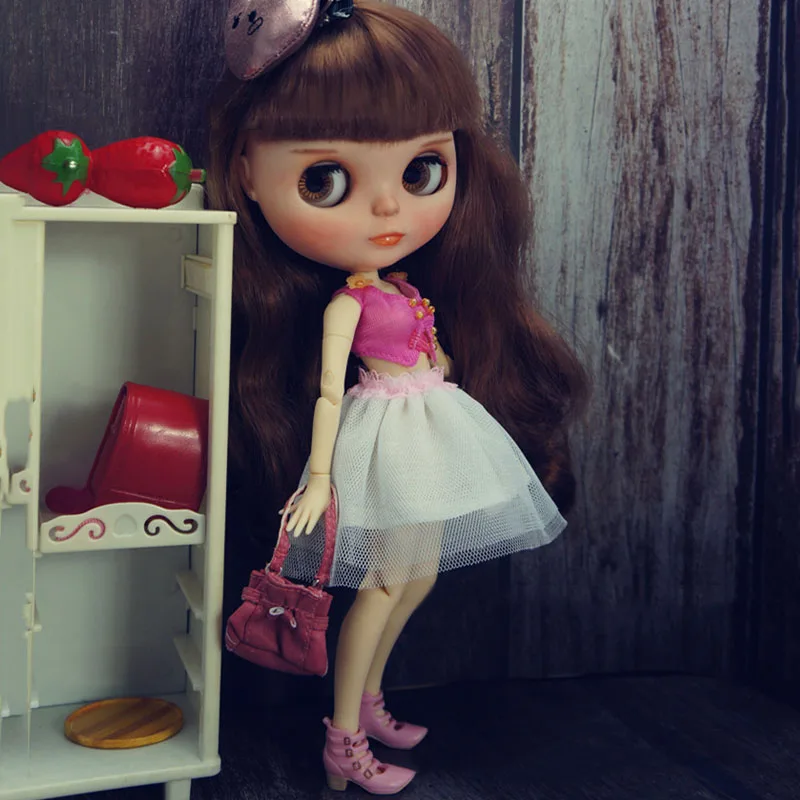 Fashion Doll Clothes Set For Blythe Doll Outfits Tank Top Coat Skirt Dress Pants Trousers For Blyth 1/6 Dolls Accessories doll accessories,doll clothes,barbie doll clothes