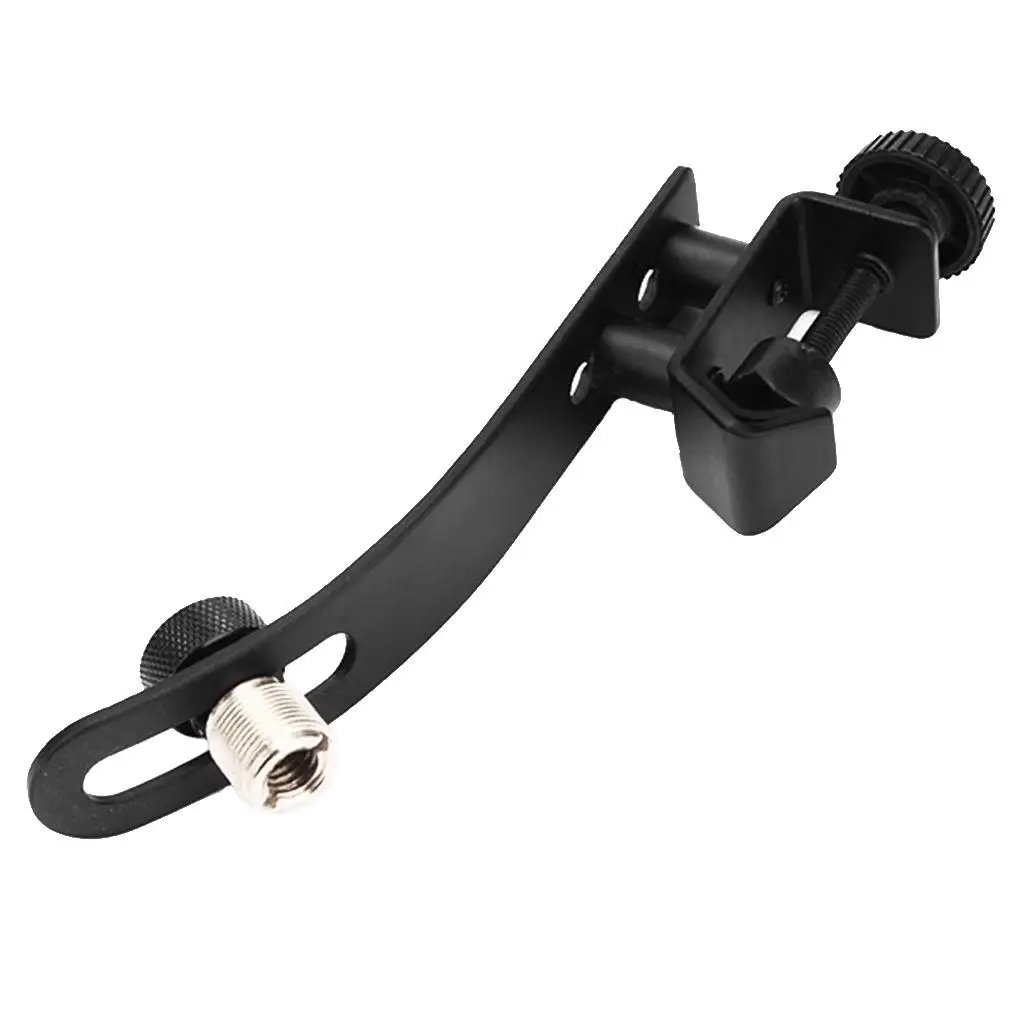 Drum Mic Clamp Shockproof Clip Holder Rim Mount Kit Great Parts Accessory
