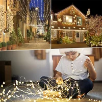 102m/52m/32m/22m/12m/7m solaire LED fée chaîne lumière extérieure feston lampe jardin fée lumière fête de noël lampe solaire décor 5
