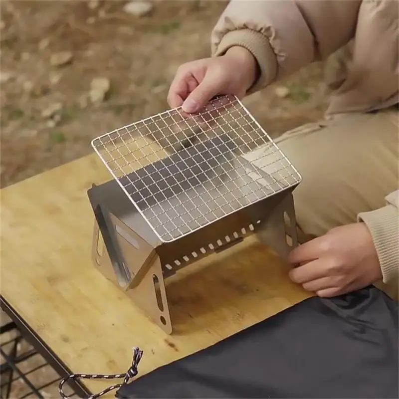 

Charcoal Oven Baking Net Barbecue Bbq Net Square Grid Cooking Square Bbq Grill Steel Mesh Bar Baking Cooling Frame Fire Flat