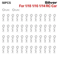 50pcs  Silver