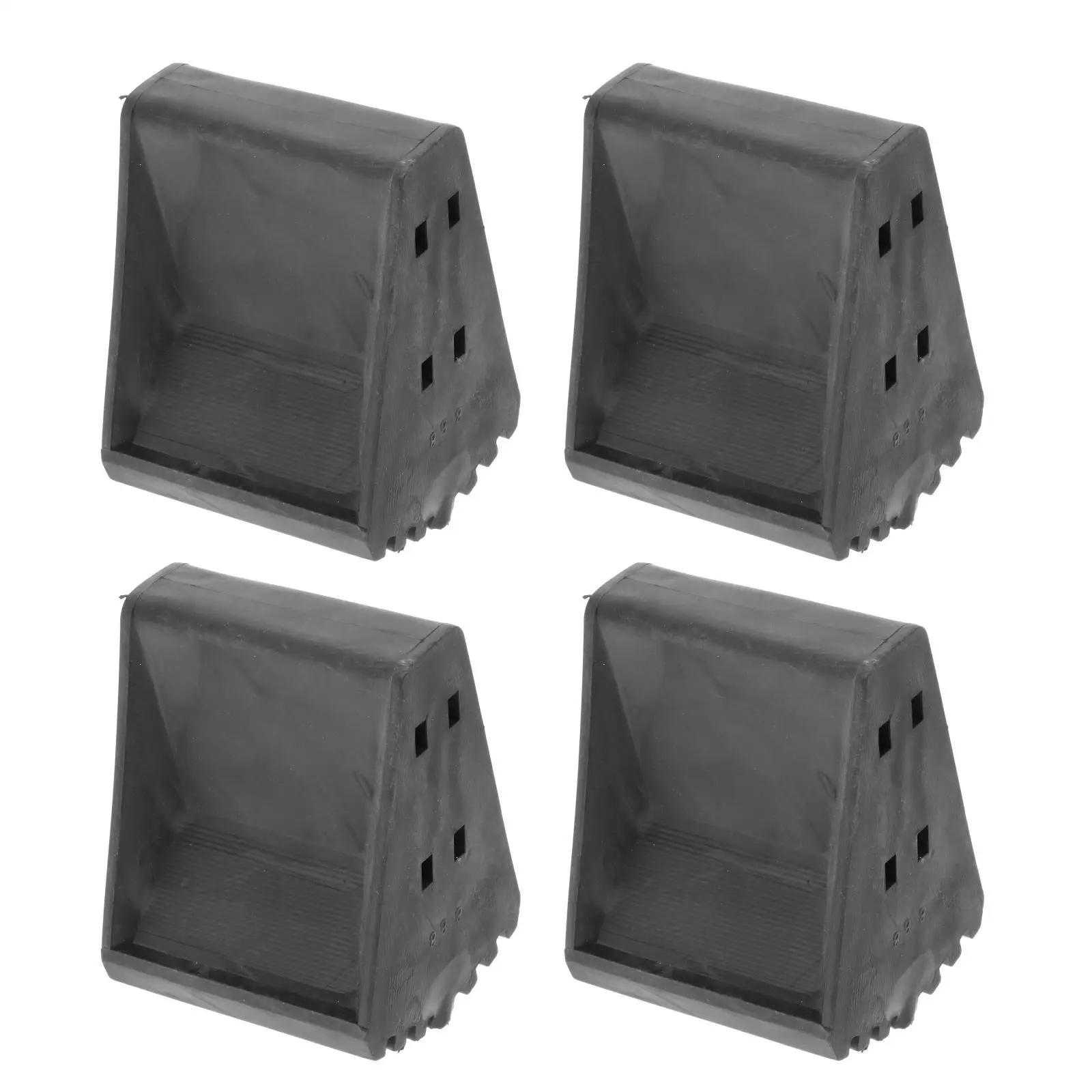 4 Pieces Ladder Feet Covers Pads Silicone Protector Trapezoid Pads Leg Caps