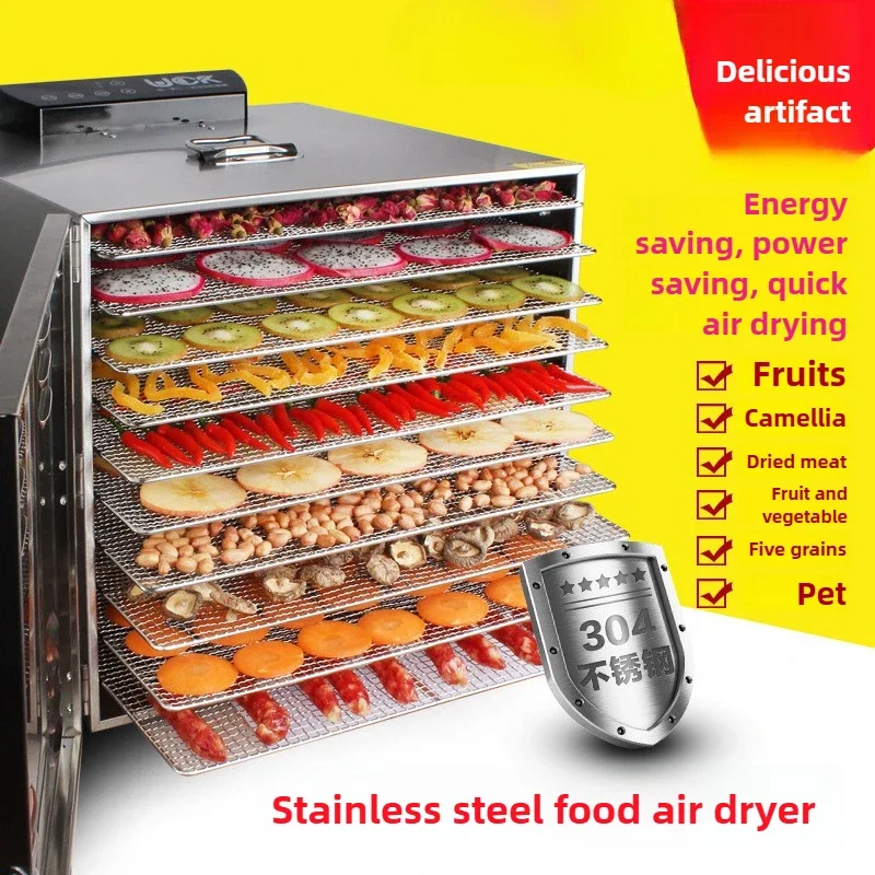 Food Dryer Household Fruit /Vegetable Molten Bean Meat  Air Dryer 110V Small Home Appliance 2