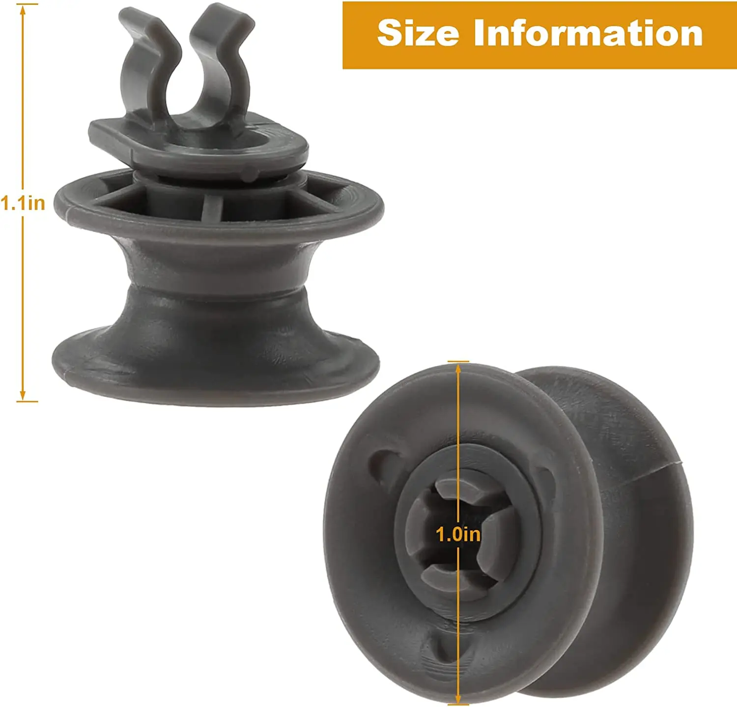 4581DD3002A for LG 6 Pack of Dishwasher Roller Assembly Upper Incredible shopping paradise Cheap