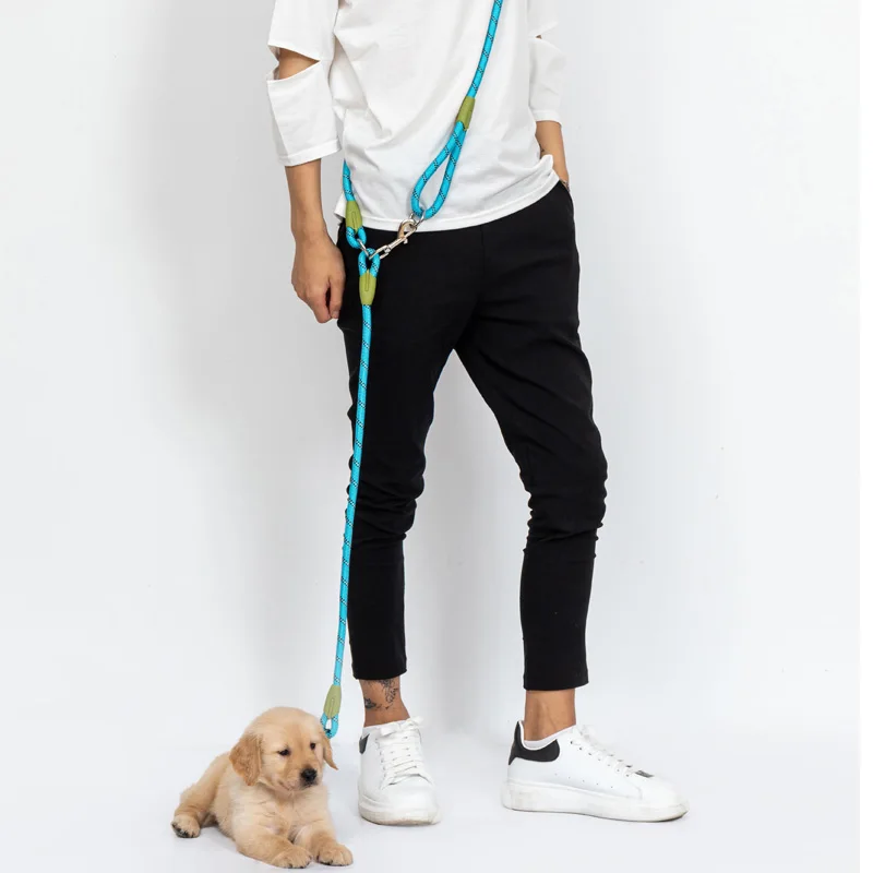 Reflective Nylon Dog Leash Chain Traction Rope Running