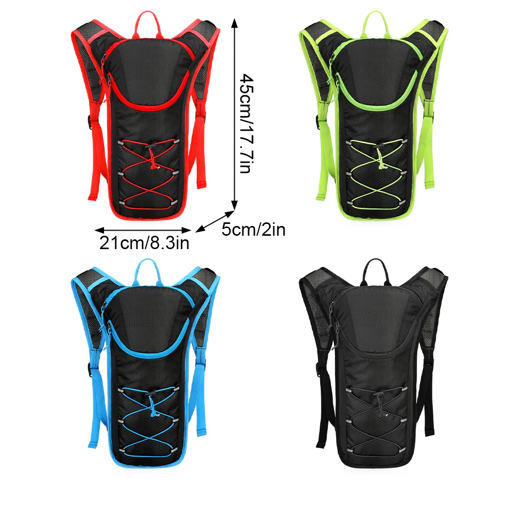 Bicycle Bike Cycling Backpack Day Pack Waterproof Water Bag Storage Knapsack Running Climbing Jogging Hydration Bladder Rucksack