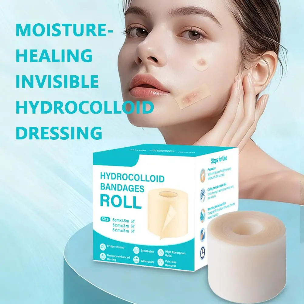 Hydrocolloid Dressing Roll - Self-Adhesive Invisible Bandage