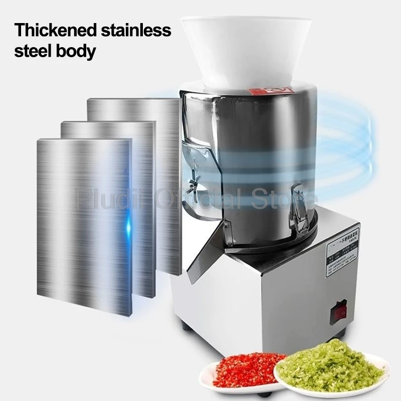 40-60Kg Electric Meat Slicer 400W Automatic Multi-function Vegetable Chopper Commercial Household Food Shred Dice Cutter Machine