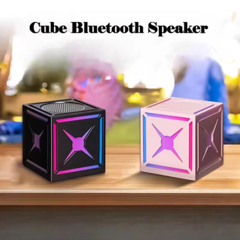 Alto-falantes Bluetooth portáteis, rádio FM, subwoofer externo, luz RGB, festa em casa, multifuncionais, inteligentes, sem fio, mini alto-falantes Bluetooth_voghion.com