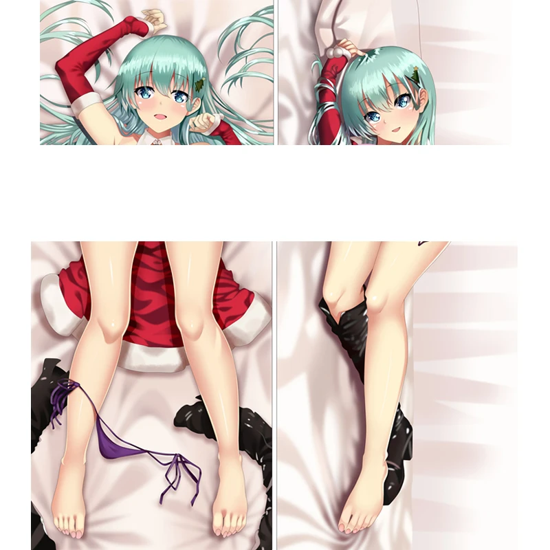 

MMF Kantai Collection Murasame & Kamikaze & Iowa & Haruna & Hibiki & Suzuya Pillow Cover KanColle Dakimakura Body Pillowcase