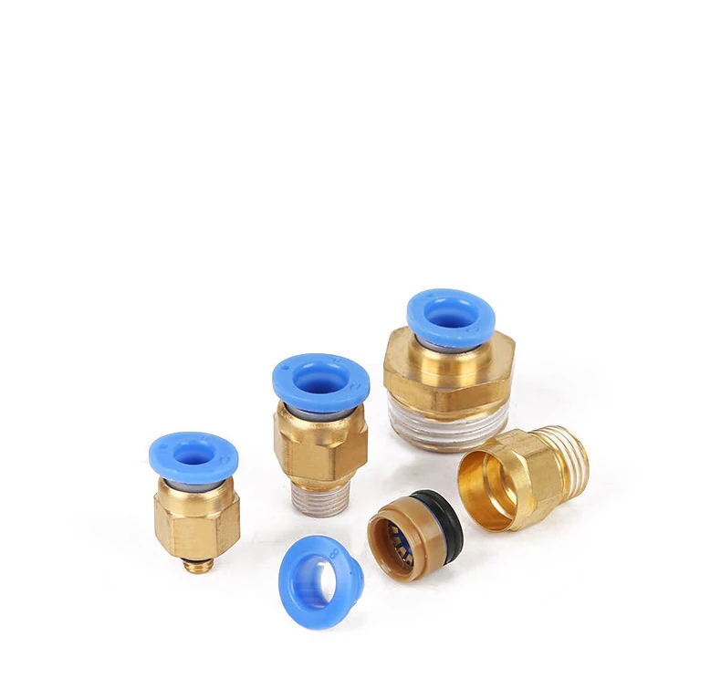 Description Picture 4 of itemPC 4MM 6MM 8MM Brass Pneumatic Fitting Male Quick Connect Air Hose Connector Metal Push in Fitting with Universal Thread