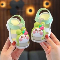 Sandalias Shoes for Girl Children Sandals Garden Shoes New Summer Cartoon Boy Beach Shoe Soft Soled Girls Walking Shoe Baby Shoe 3