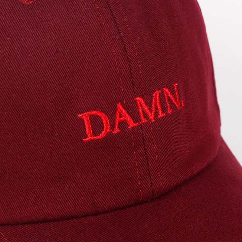 DAMN Embroidered Baseball Caps for Men Woman Dad Hat Hip Hop Stitched Kendrick Lamar Unstructured Rapper Snapback Hats Gorras 6