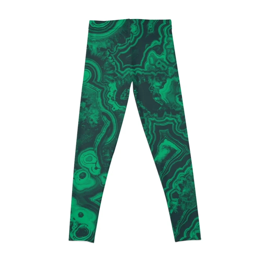 Malachite Print Leggings Sports pants woman gym clothing Womens Leggings
