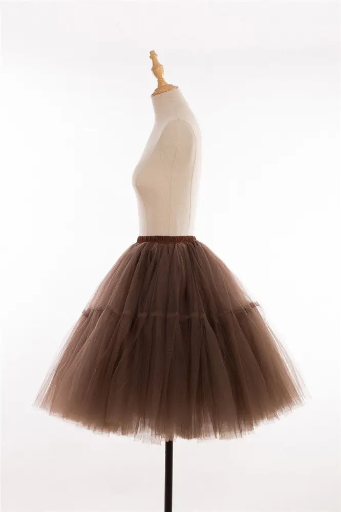 26" Vintage Wedding Petticoat Crinoline 50s Retro Underskirt Swing Rockabilly Fancy Net Tutu Skirt Bridal Accessories
