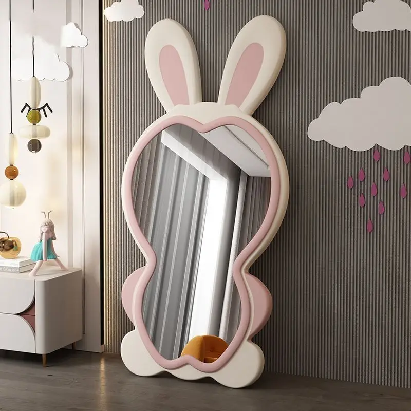 Rabbit-Cute-Mirror-Korean-Kawaii-Full-Body-Aesthetic-Floor-Luxury ...