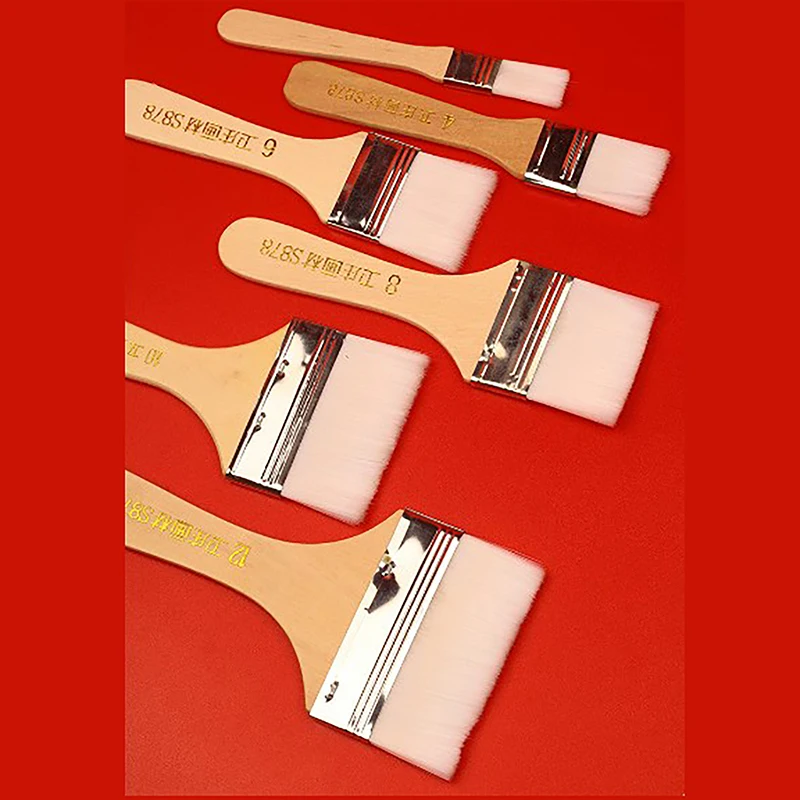 1pc Barbecue Paint Brushes Big Large Area Paint Brush for Oil Painting Stains Varnishes Glues and Gesso Home Chip Cleaning Tools