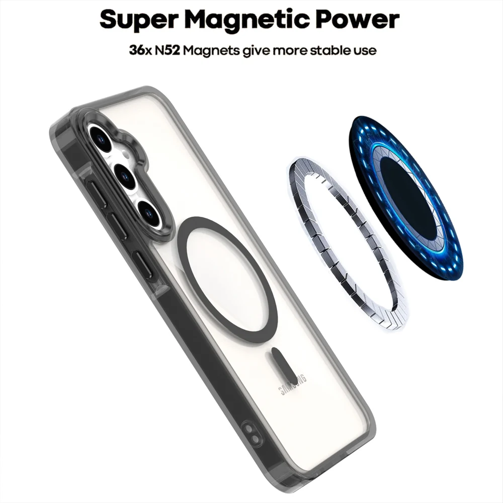 Magsafe Magnetic Wireless Charge Clear Case