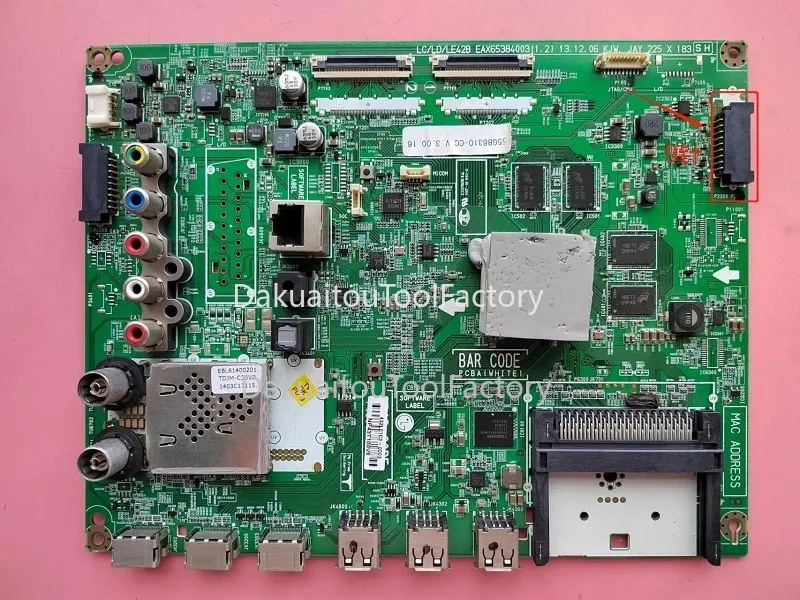 

LG 55GB5800-CB 47GB7800 50GB6580 42GB6310 материнская плата EAX65384003/4 экран