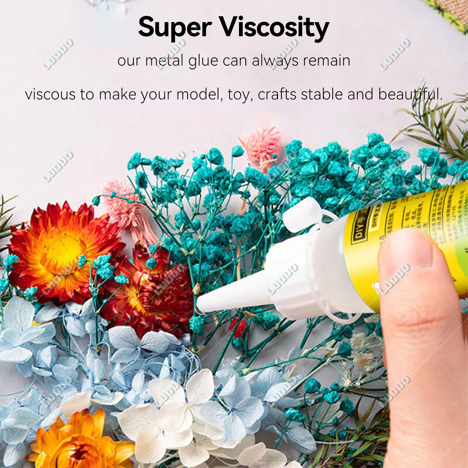 Craft Glue for Plastic Non-woven Cloth DIY Doll Strong Hold Adhesive Ideal for Paper Crafting Scrapbooking and Card Making 2