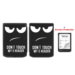 Premium PU Leather Auto Wake Sleep Cover with Screen Protector for Verse Pro (Dont touch)