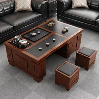 Tables basses en verre minimalistes, modernes et simples, théière pour salon, canapé bas, meubles de maison latéraux, Couchtisch FYCT 2