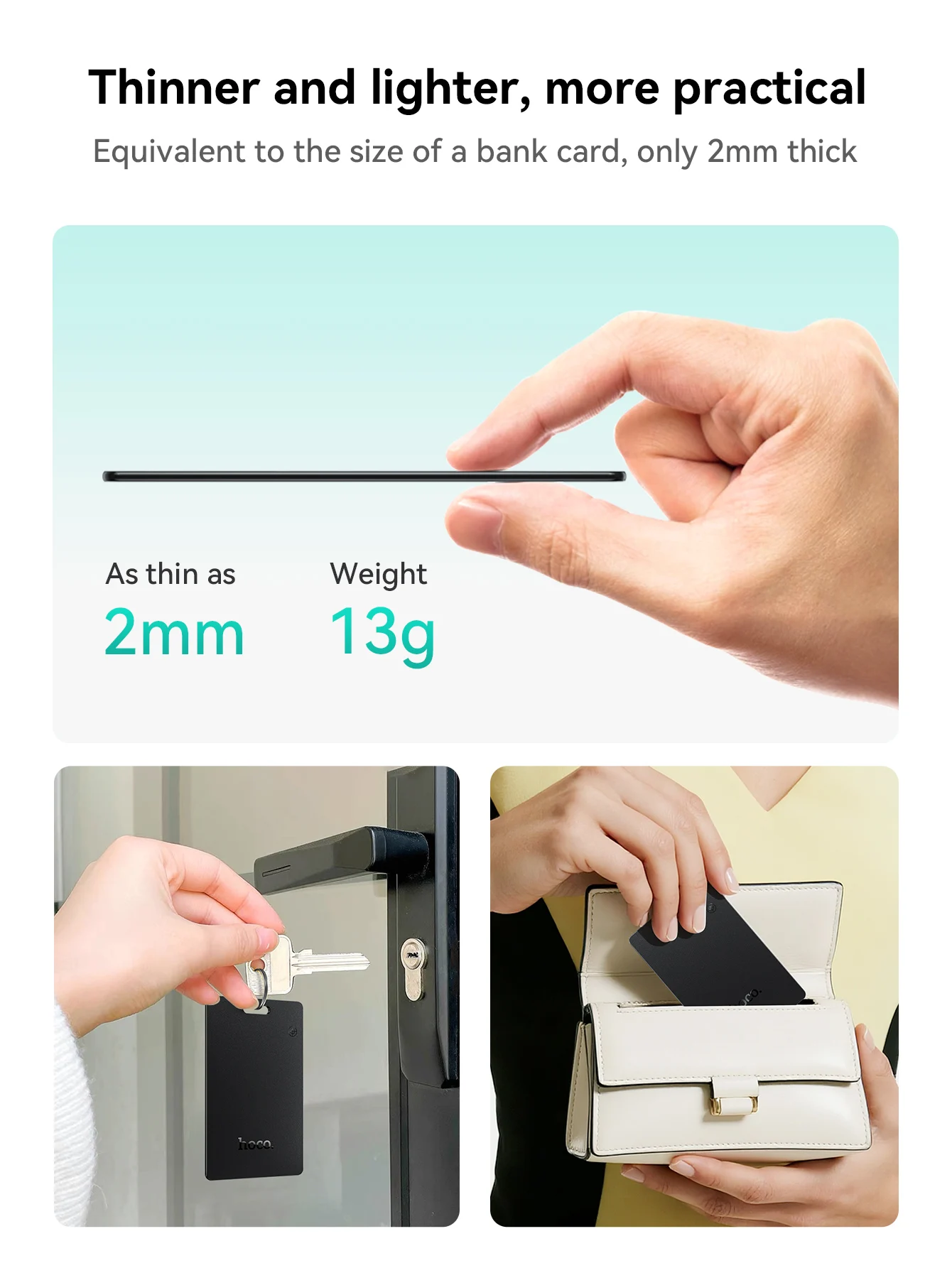 HOCO E102 Smart Card Tracker (Apple & Android)