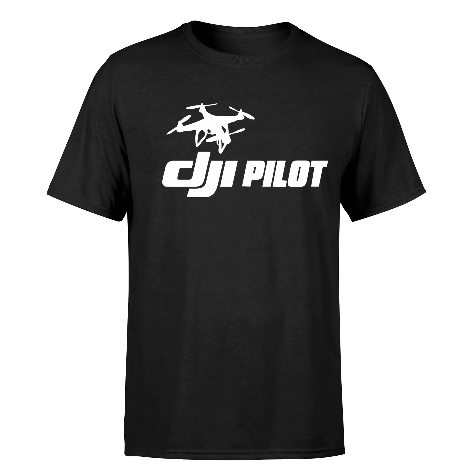 

New Summer Cotton Man Woman T-shirt High Quality Flight Aircraft DJI Drones Short-sleeve Mens T Shirts Tops Tee