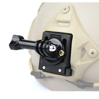 Supporto per adattatore per casco tattico Supporto per installazione fissa per fotocamera frontale per accessori per casco Gopro Hero Airsoft