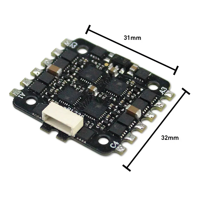 HAKRC BLHELI_S ̴ 귯ø ESC SILABS EFM8BB21F16G 2-4S  Dshot600  20x20mm, RC FPV ̽ п, 15A, 25A, 4in 1