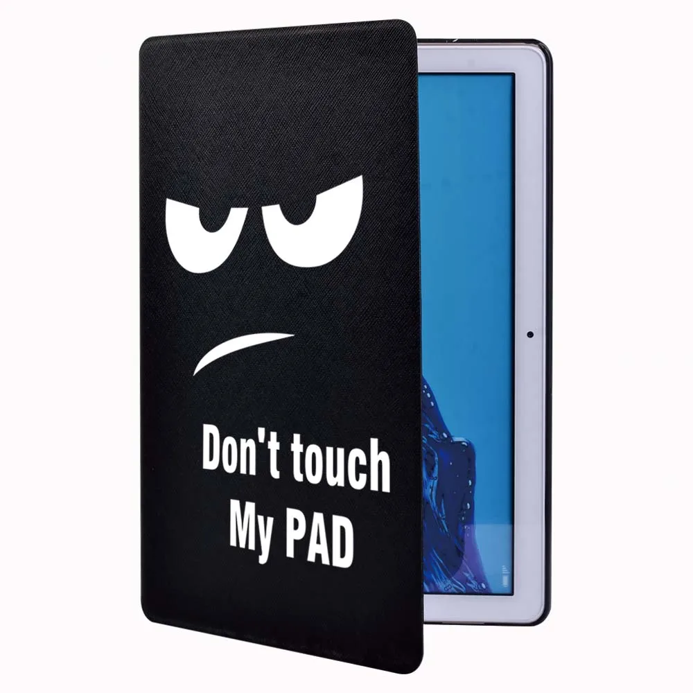 Capa Protetora de Couro para Tablet Capa para Huawei Mediapad m5 Lite 10.1 m5 10.8 Mediapad t3 Ultra Fino t3 10 9.6 t5 10 10.1 - Imagem 3