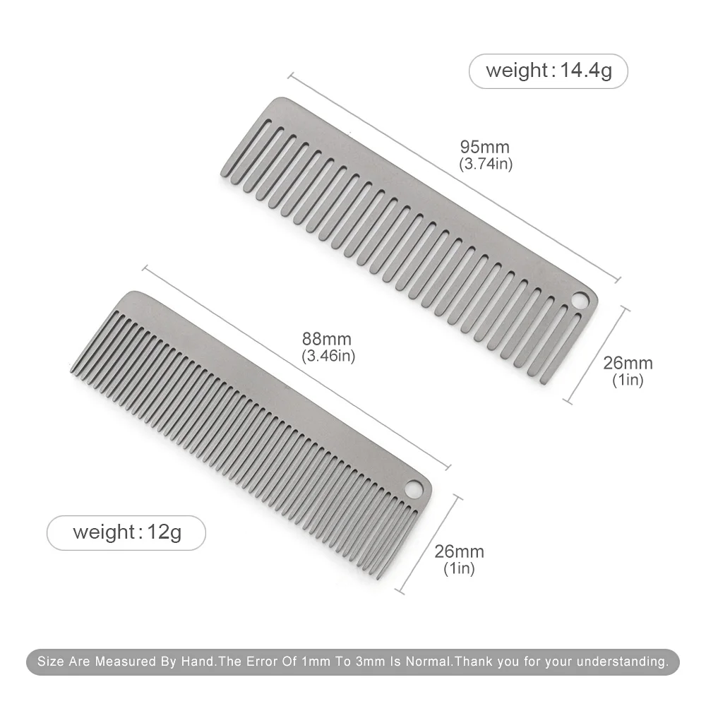Small Titanium Alloy Comb 3