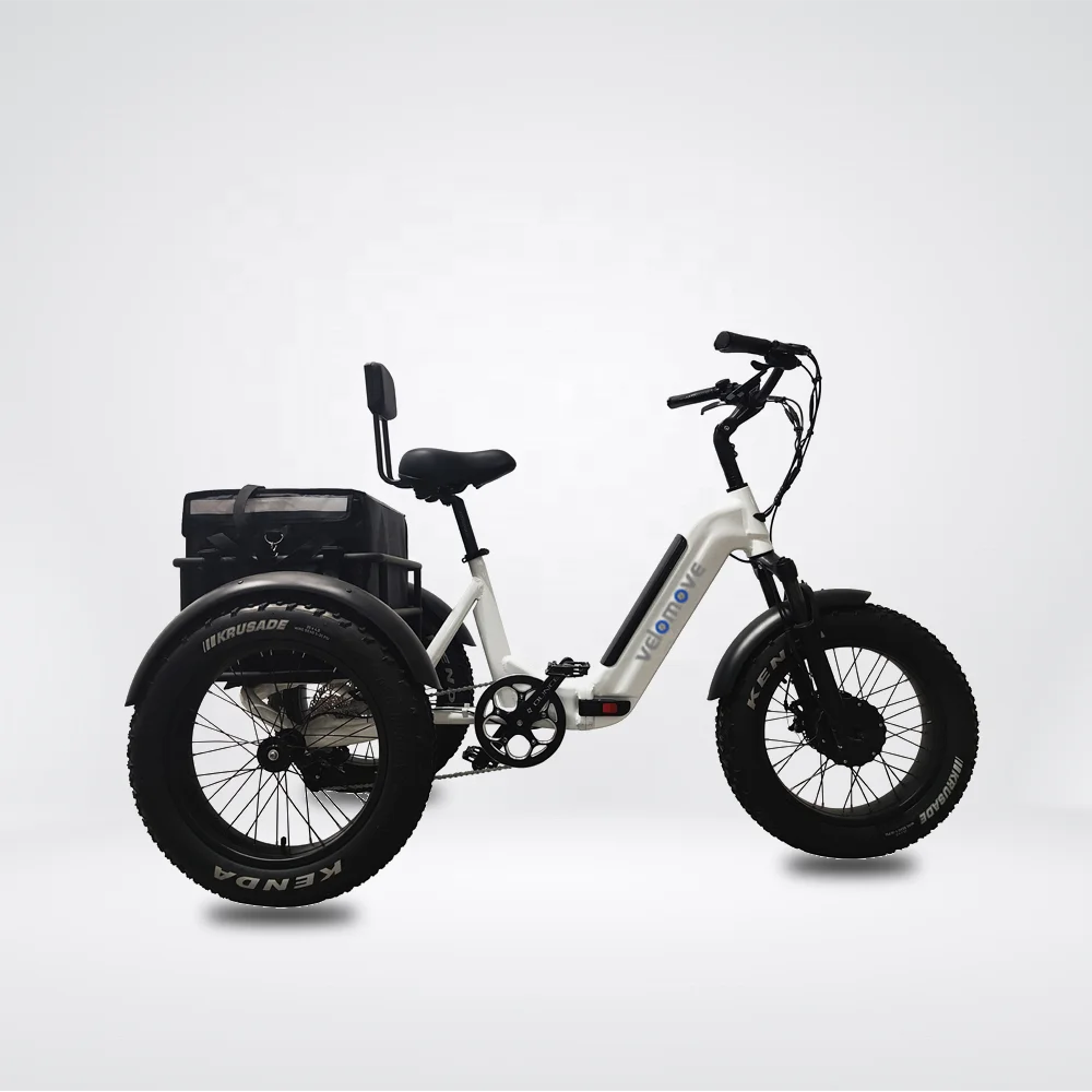 Custom Electric Tricycles for Sale/Good Trike Three Wheel Electric Tricycle for Adults /Electric Trike with Hidden Battery 20inch electric bicycle for men aluminium alloy fat tire akez electric bike retro 1500w ebikes for adults with removable battery