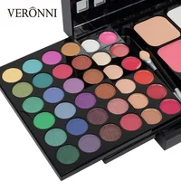 Palette de fards à barrage pailletés, 40/74/78 couleurs, kit de cosmétiques en poudre de Murcia, longue durée, étanche, outils de maquillage pour femmes à la mode, 256 4