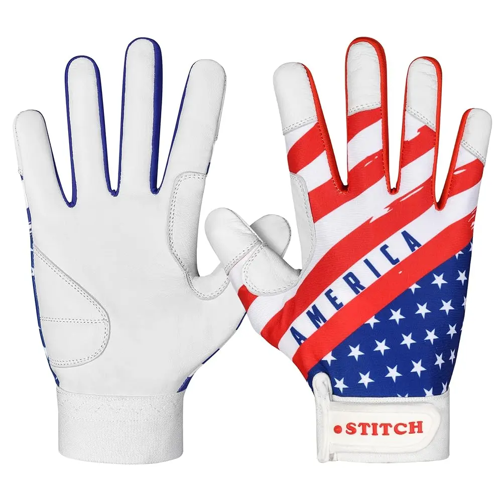 USA Flag Batting Gloves 2