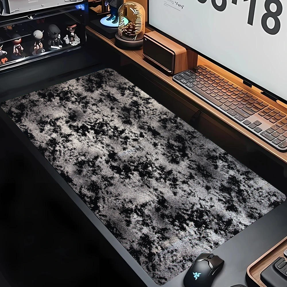 Grey Series XXL Gaming Desk Mat - Large 900x400mm Overlock Mouse Pad
