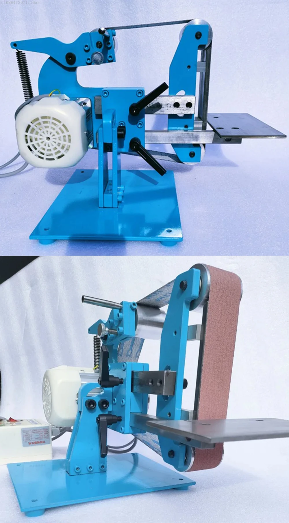 915 Dual-Use Belt Sander 220V Home Mini Vertical/Horizontal Sanding Machine All
