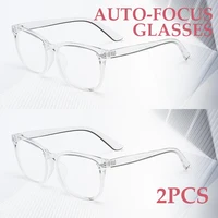 1/2/3 pièces VOPHA lunettes de lecture Autofocus pour hommes et femmes-lecteurs multifocales bloquant la lumière bleue, cadre en résine 1