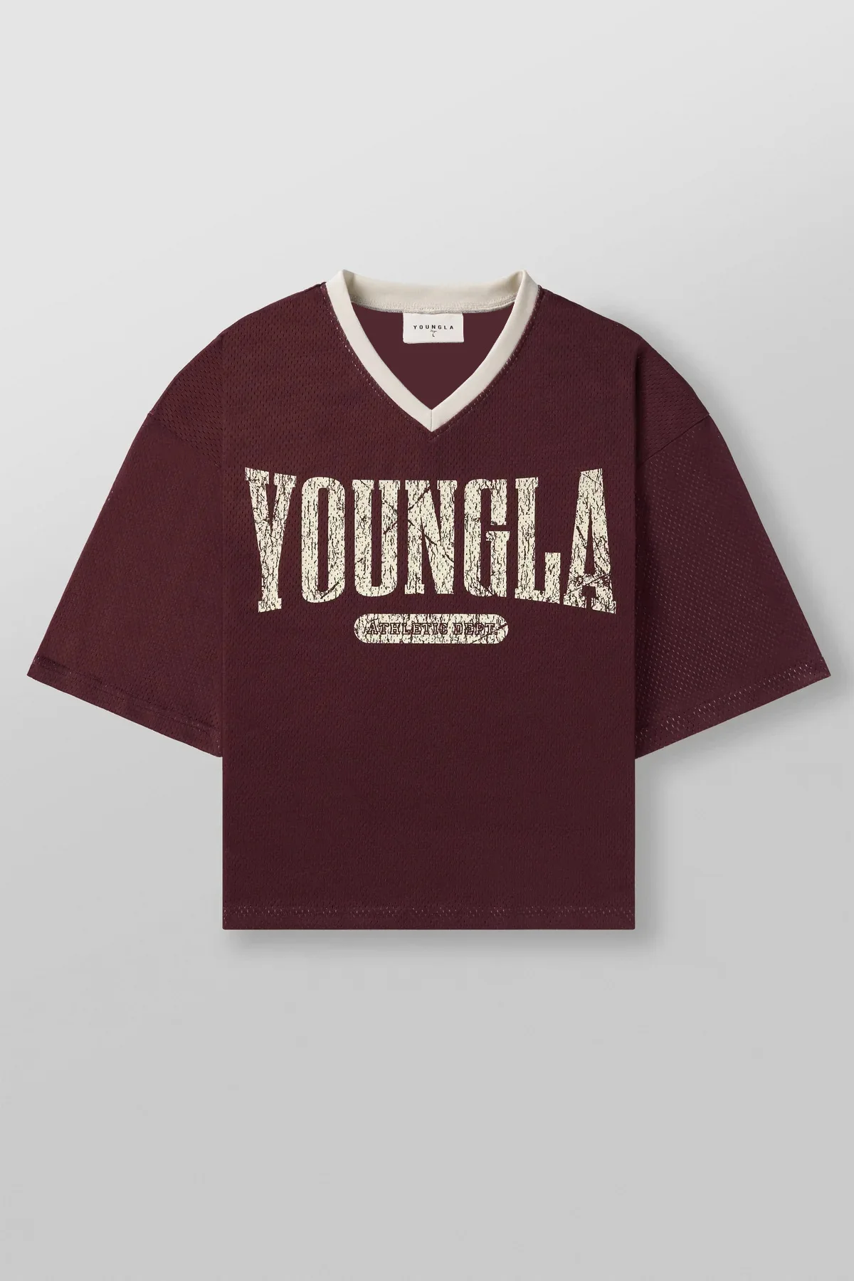 Young American tide brand oversized 2024 T-shirt men's exercise and fitness quick-drying breathable large printed short-sleeved 2