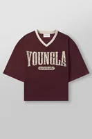 Young American tide brand oversized 2024 T-shirt men's exercise and fitness quick-drying breathable large printed short-sleeved 2