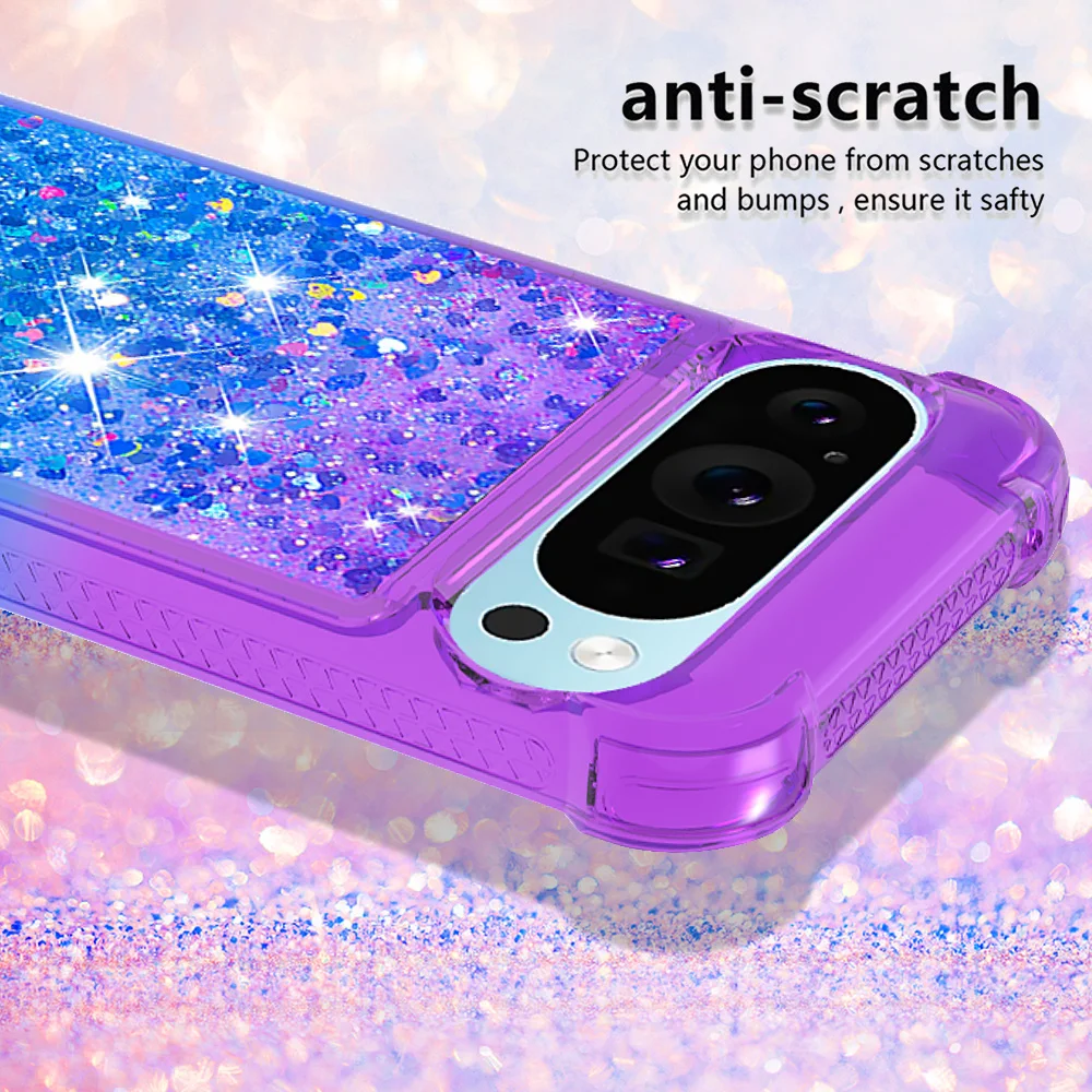 Bling Moving Liquid Glitter Waterfall Protective Phone Case