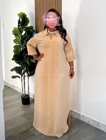 Robe ethnique ample et élégante, mode luxe XXL ~ XXXL, 2025 5